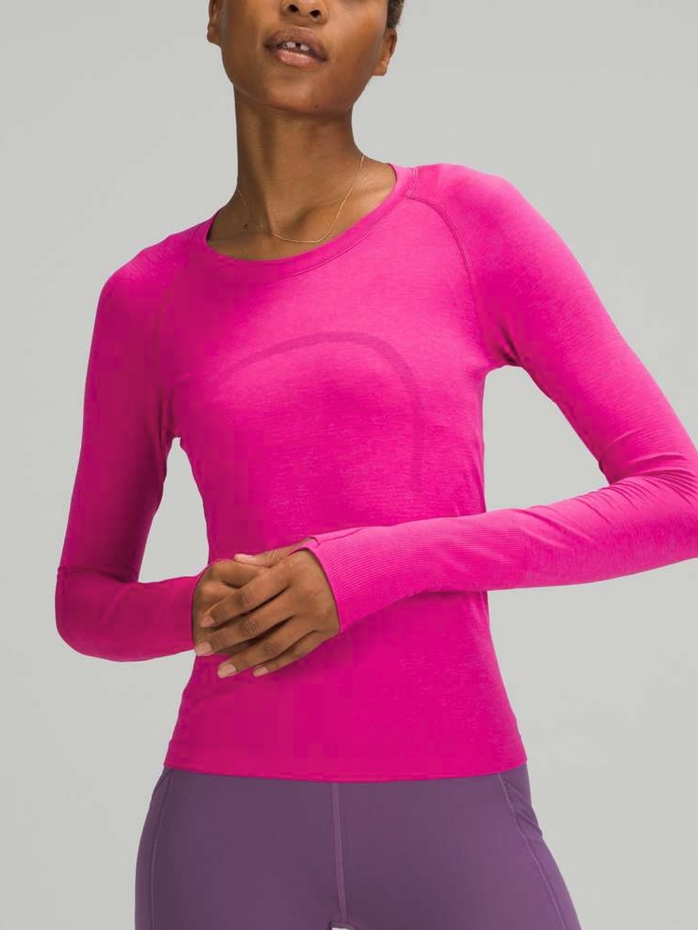 Lululemon Swiftly Tech + Hotty Hot Long Skirt Set – Sonic Pink – Size 6 - Picture 2 of 16